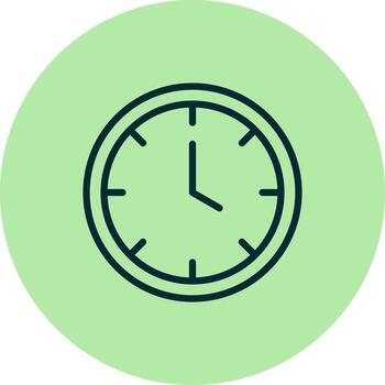icono de vector de reloj