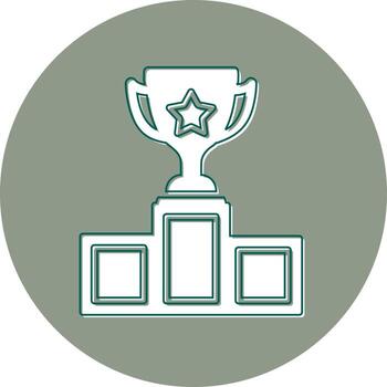 icono de vector de ganar