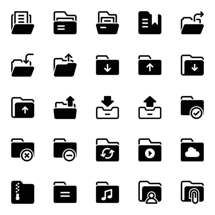 Page 3 | Folder Icon Set Vector Art, Icons, and Graphics for Free Download