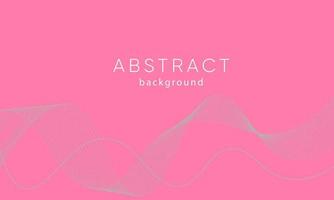 Abstract Backgrounds Design. Grey waves on pink background. For use in Presentation, Flyer and Leaflet, Cards, Landing, Website Design. Vector illustration.