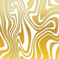 gold white abstract wavy background pattern vector