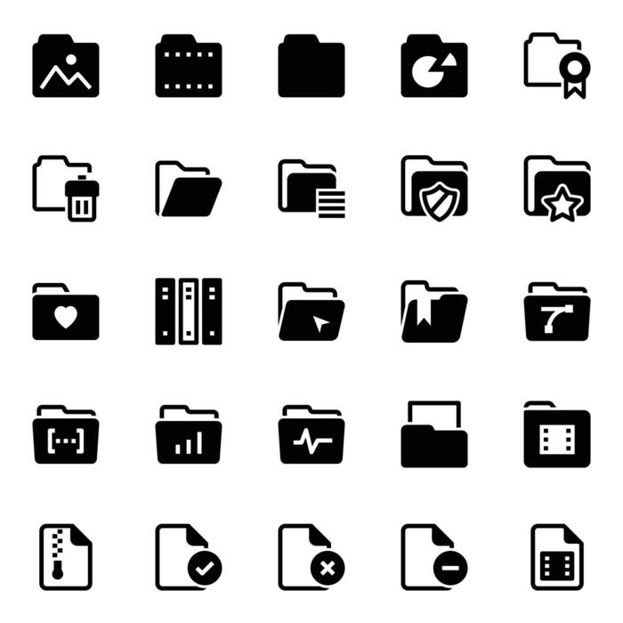 Page 3 | Folder Icon Set Vector Art, Icons, and Graphics for Free Download
