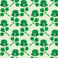 St Patrick's Day pattern vector