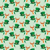 St Patrick's Day pattern vector