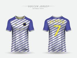 mejor vector fútbol jersey modelo deporte t camisa diseño