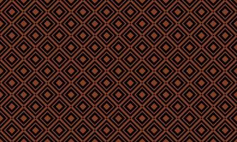 black and brown diagonal geometric squares seamless pattern.  stylish textile print with batik design.  abstract background vector illustration