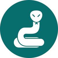 icono de vector de serpiente