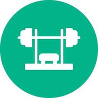 Bench Press Vector Icon