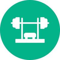 Bench Press Vector Icon