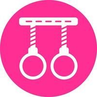 Gymnastic Rings Vector Icon