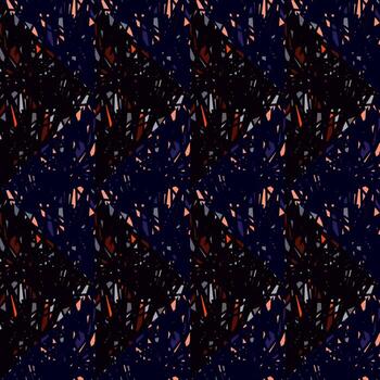 Grunge scribble mosaic seamless background pattern. vector