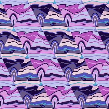 Creative mosaic seamless background pattern. Abstract geometric backdrop. vector