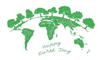 World environment day, Hand drawn illustrations. vector