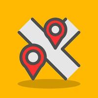 Nearby Destinations Vector Icon Design