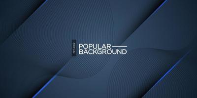 Dark gray dynamic abstract vector background with shadow, blend wavy line, and simple blue  lights.creative premium gradient. 3d cover of business design.Eps10 vector