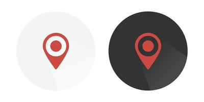 Location, pin, pointer icon, point of location, Pin Point, Place symbol, Map pointer icon, location logo Colorful vector icons