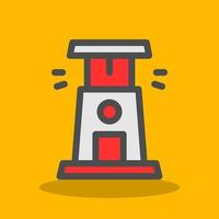 Lighthouse Vector Icon Design