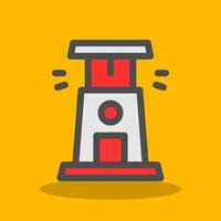 Lighthouse Vector Icon Design