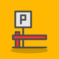 Parking Vector Icon Design