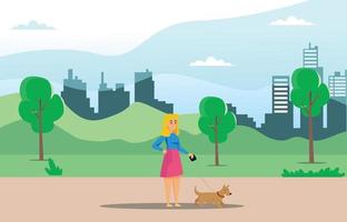 ilustración joven personas haciendo físico actividad al aire libre a el parque, ellos son correr, ciclismo y traer el perro, sano estilo de vida adecuado para diagramas, infografía, y otro gráfico activo