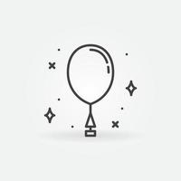 Radiosonde vector Weather Balloon concept outline icon