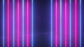 Glowing Colorful Neon Strings Motion Background video