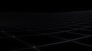 Dark Plexus Flowing Grid Background video