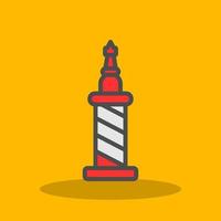 Trajans Column Vector Icon Design