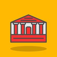 Parthenon Vector Icon Design