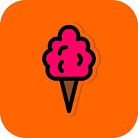 Cotton Candy Vector Icon Design