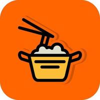 Japanese Food Vector Icon Design