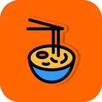 diseño de icono de vector de bibimbap