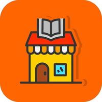 Book Shop Vector Icon Design