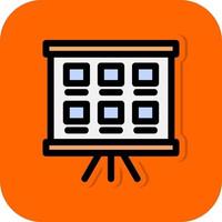 Storyboard Vector Icon Design