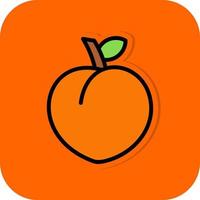 Peach Vector Icon Design