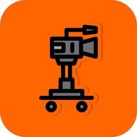 Camera Dolly Vector Icon Design