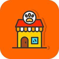 Pet Shop Vector Icon Design