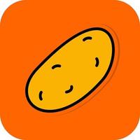 Potato Vector Icon Design