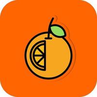 Orange Vector Icon Design