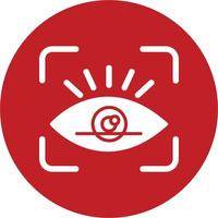 Retinal Scan Vector Icon