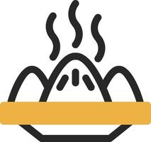 diseño de icono de vector de dim sum