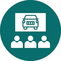 Class Driving Vector Icon