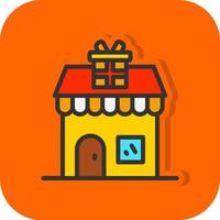 Gift Shop Vector Icon Design