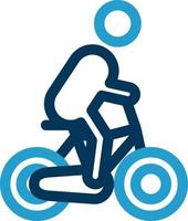 diseño de icono de vector de ciclismo