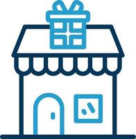 Gift Shop Vector Icon Design