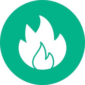 icono de vector de fuego
