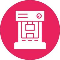 Hydraulic Press Vector Icon