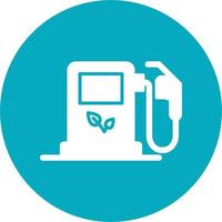 icono de vector de combustible ecológico