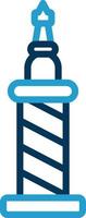 Trajans Column Vector Icon Design