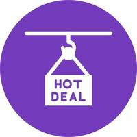 Hot Deal Vector Icon